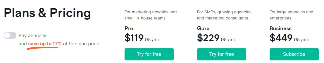 SEO PowerSuite vs SEMrush: Features, Pricing, Pros and Cons